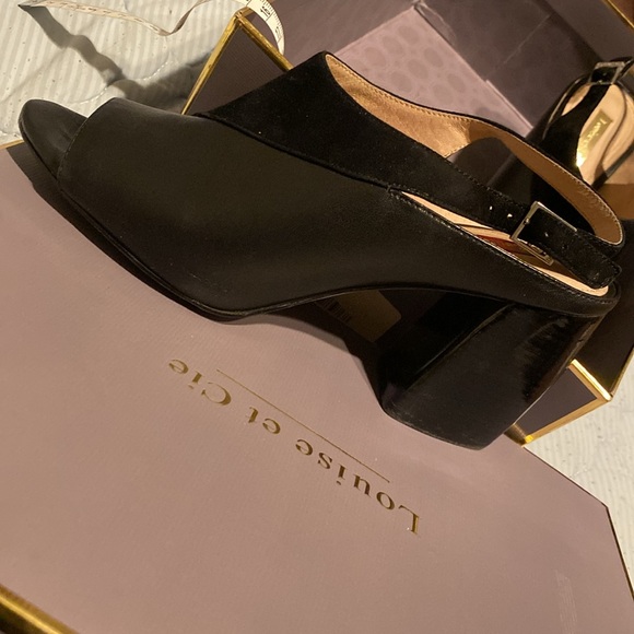 Louise et Cie black platform heel with ankle strap - Picture 8 of 8